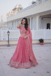 KA 5063 Fendi Silk Heavy Work Lehenga Choli Exporters In India